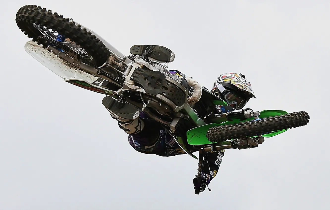 Photo wallpaper race, sport, motorcycle