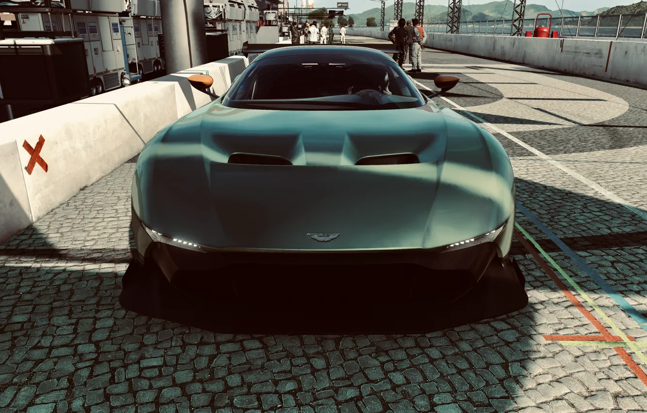Photo wallpaper HDR, Aston, Martin, game, sportscar, Hypercar, Vulcan, Aston Martin Vulcan