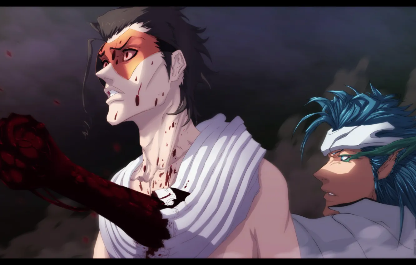 Photo wallpaper Bleach, Grimmjow, Askin