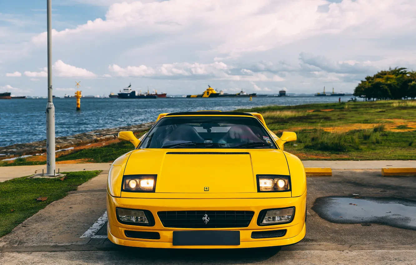 Photo wallpaper design, Ferrari, front view, Pininfarina, 1994, the only instance, Cross Spider, Collecting Cars