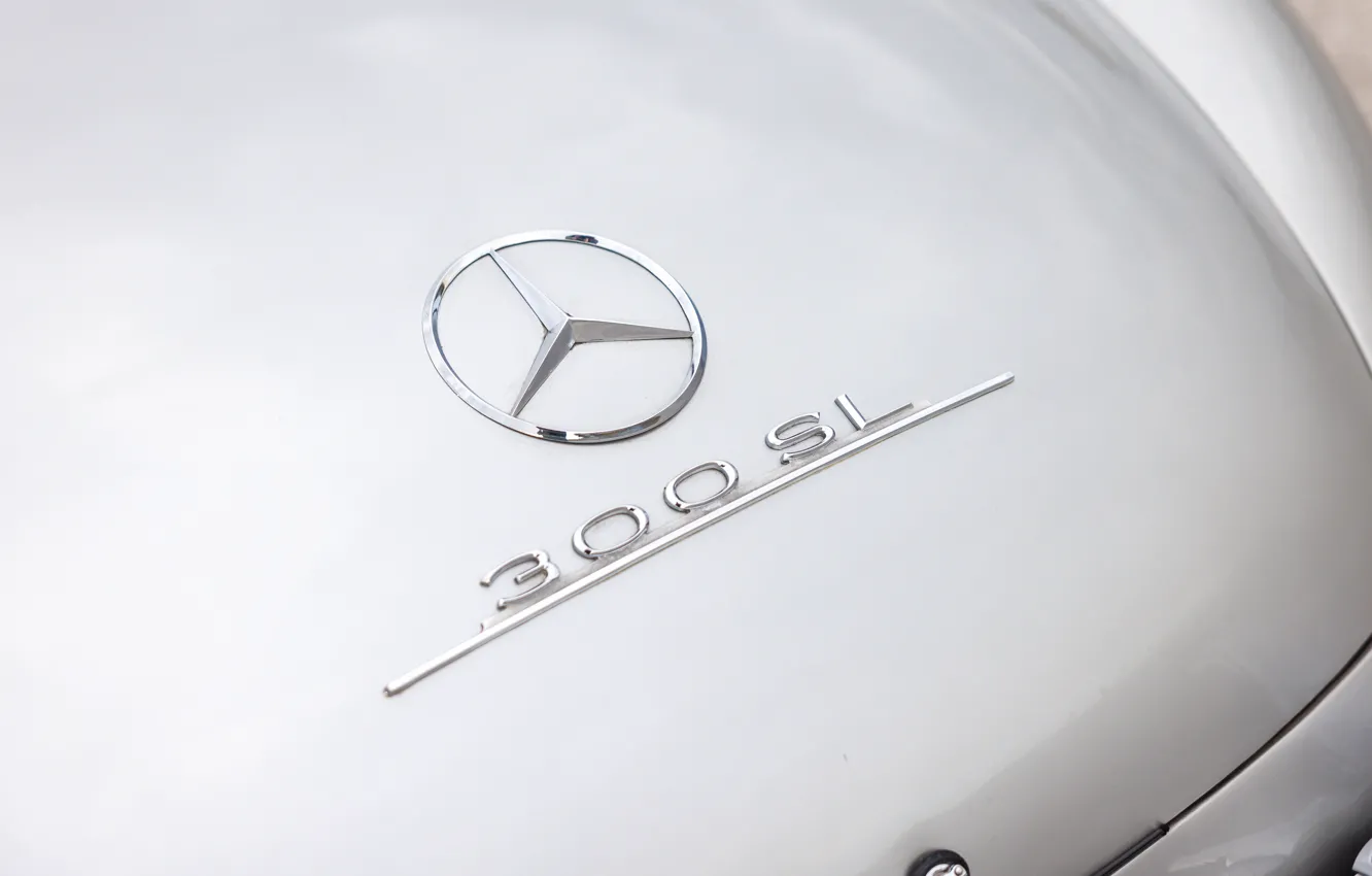 Photo wallpaper Mercedes-Benz, 300SL, 1955, Mercedes-Benz 300 SL, Gullwing