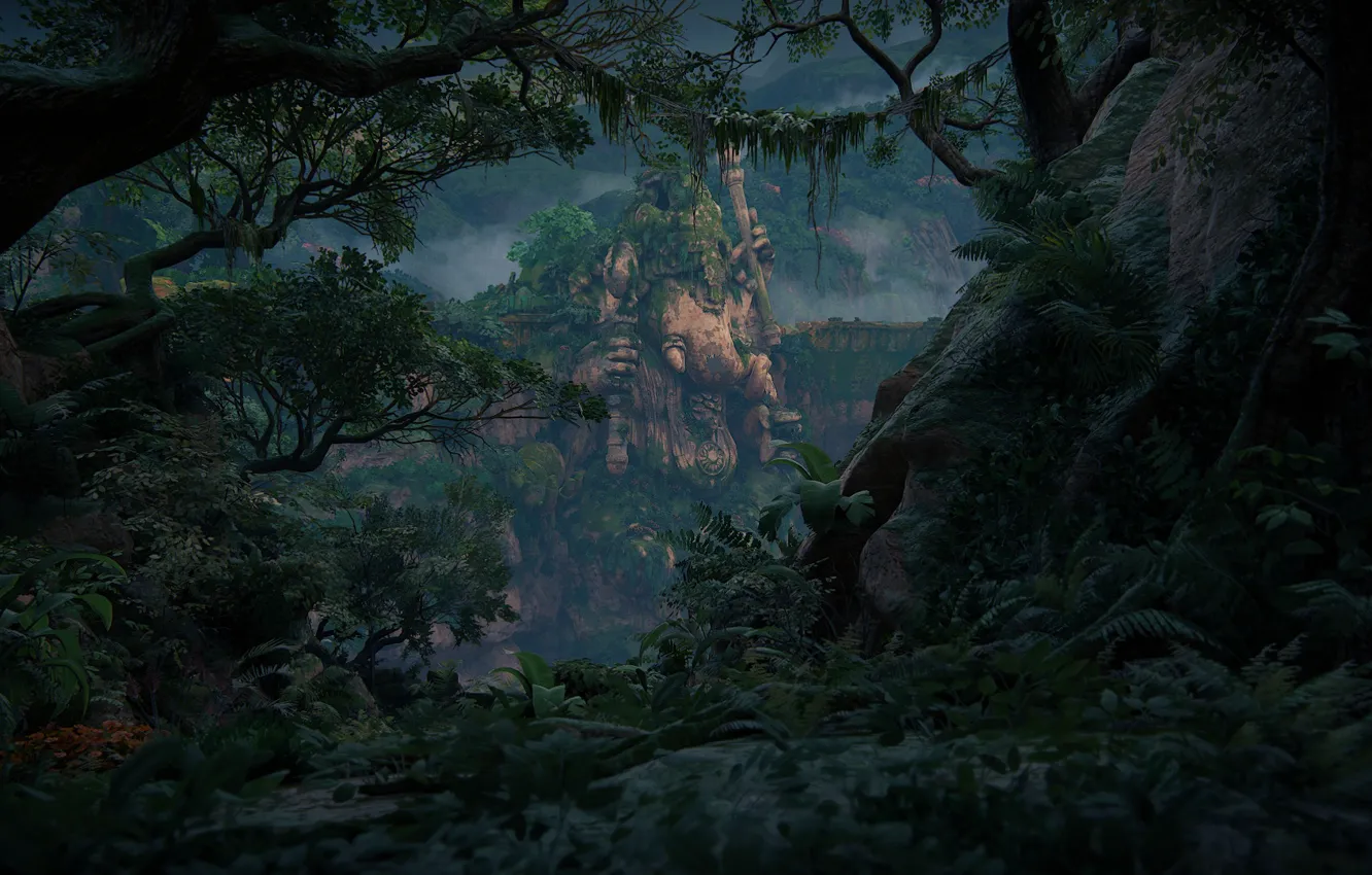 Photo wallpaper nature, Action-adventure, Uncharted The Lost Legacy