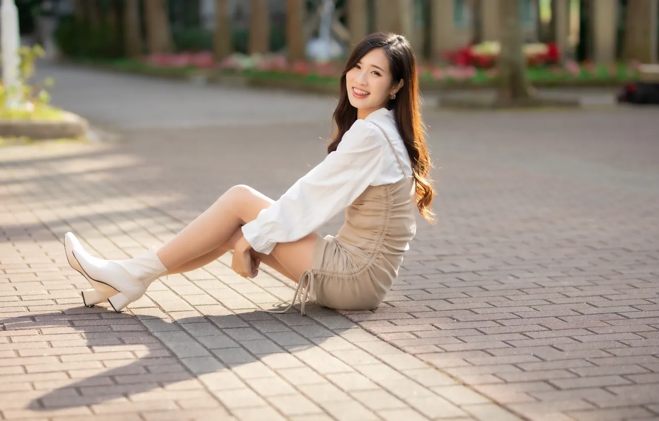 Photo wallpaper China, girl, sexy, girls, woman, model, asian, cute