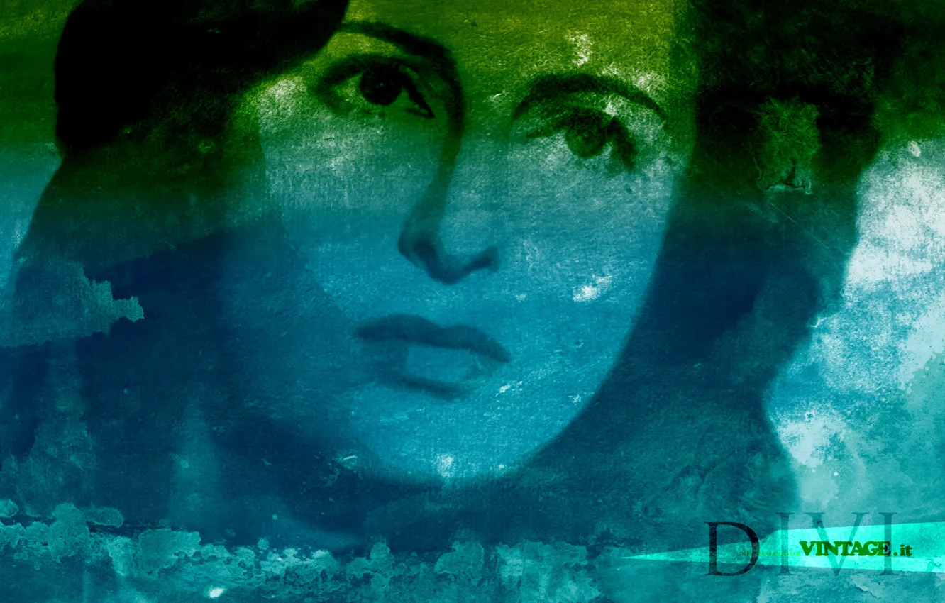 Photo wallpaper Italian actress, Anna Magnani, DIVI COLLECTION