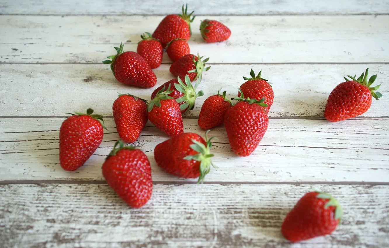 Photo wallpaper berries, background, strawberry