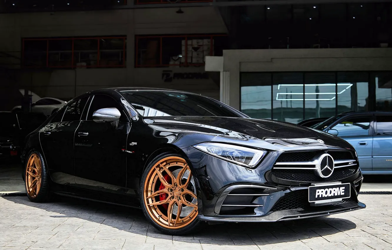 Photo wallpaper tuning, Mercedes, AMG, tuning, AMG, MERCEDES, BLACK, CLS 53