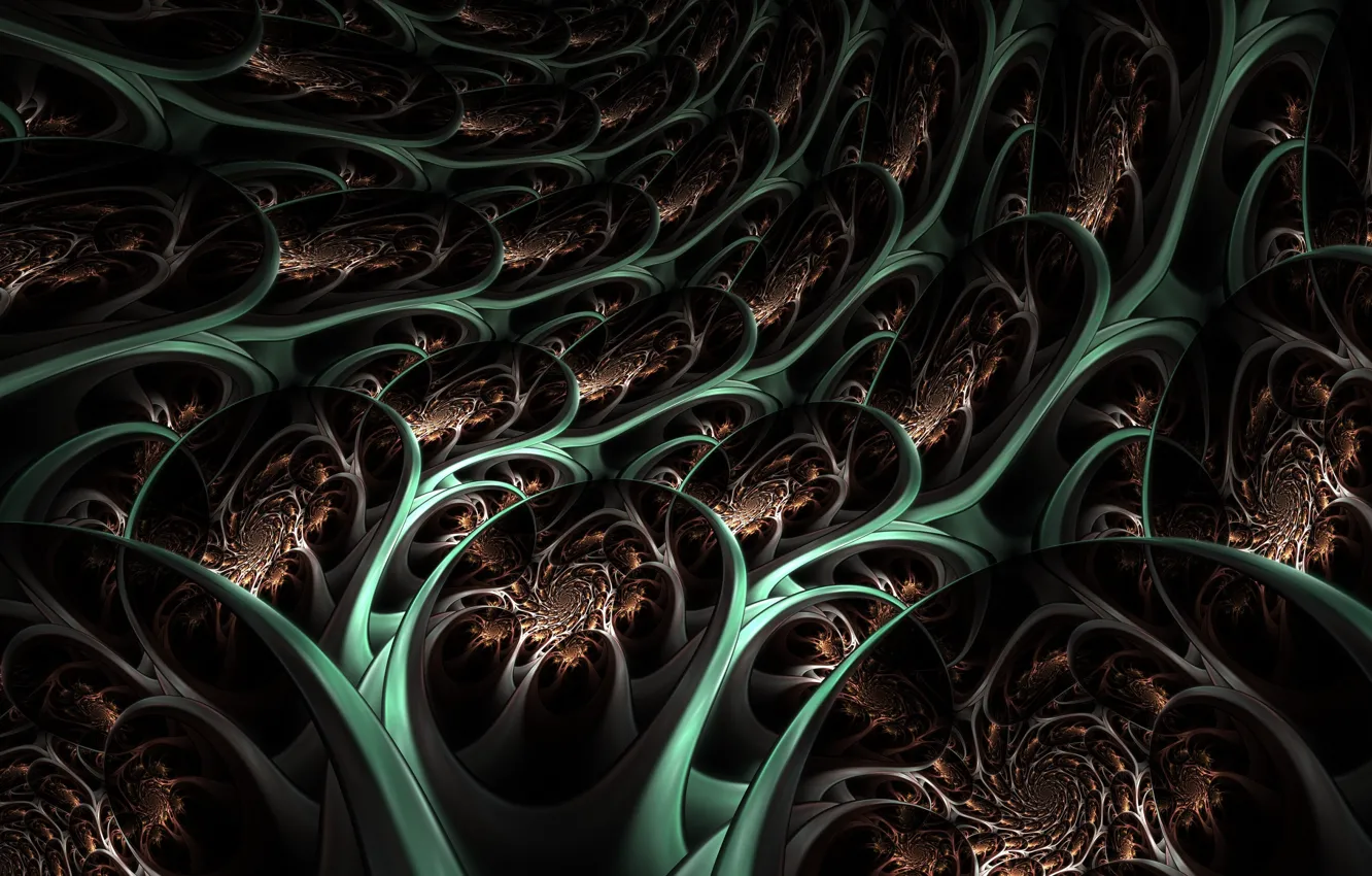 Photo wallpaper pattern, black, dark