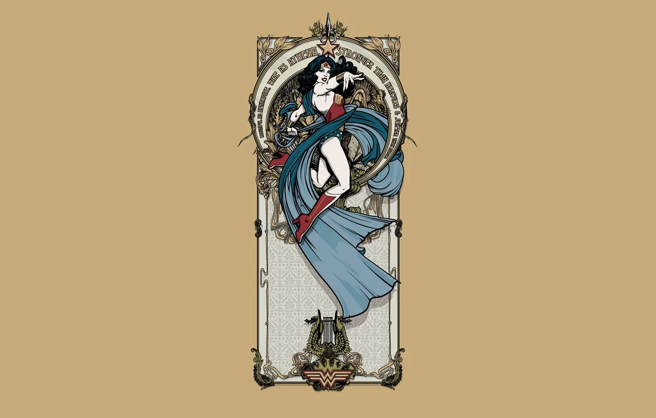 Photo wallpaper Wonder Woman, DC Comics, Diana, Diana, Amazon, Wonder Woman