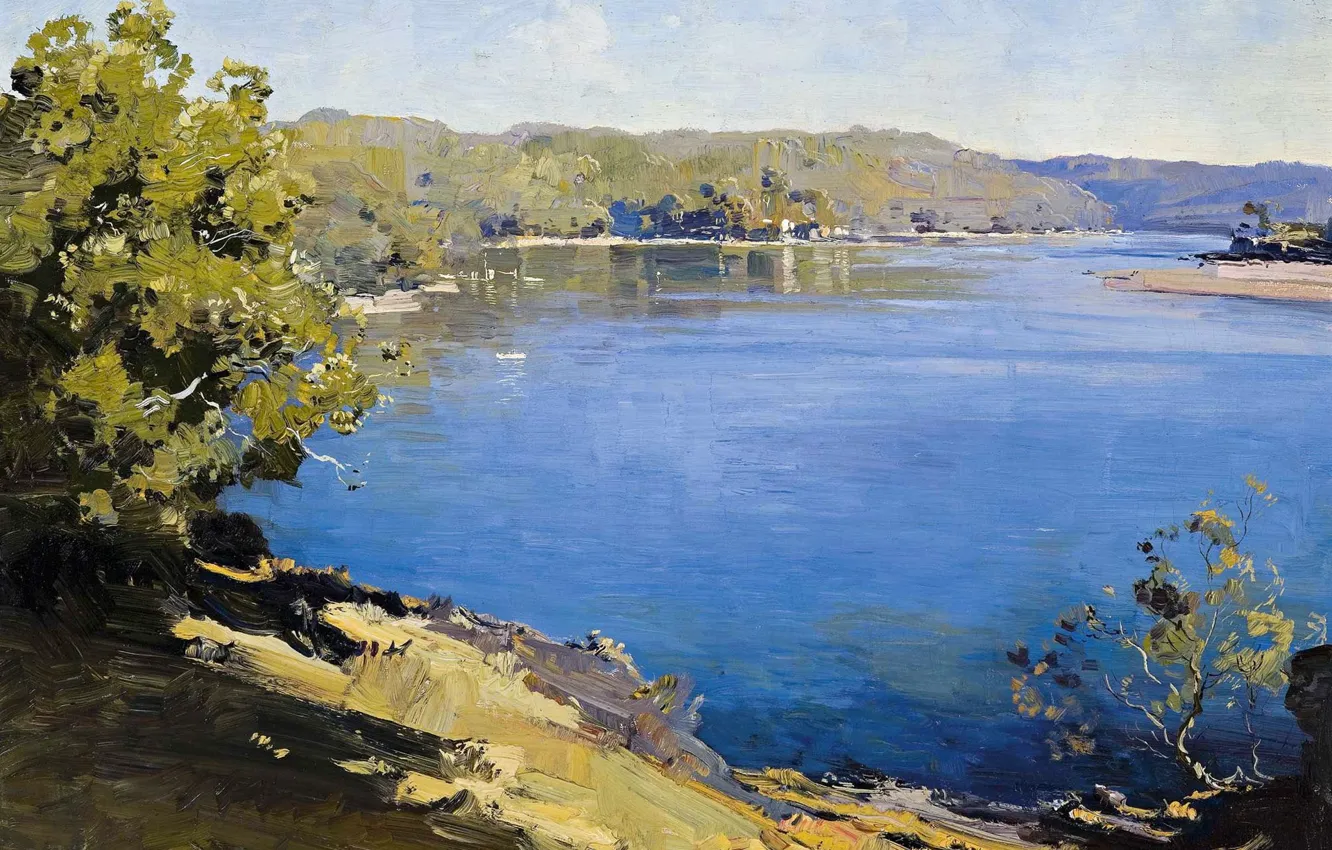 Photo wallpaper landscape, picture, 1922, Penleigh Boyd, Penley Boyd, The Hawkesbury River