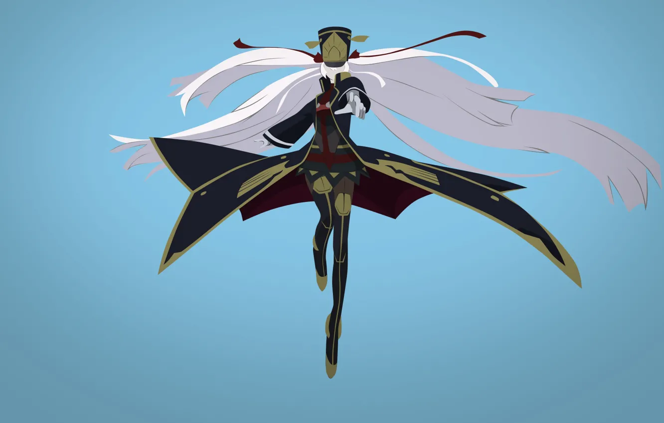 Photo wallpaper girl, minimalism, Re: Creators