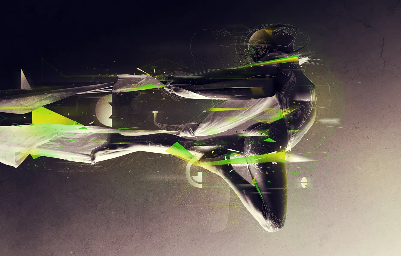 Photo wallpaper girl, fiction, body, art