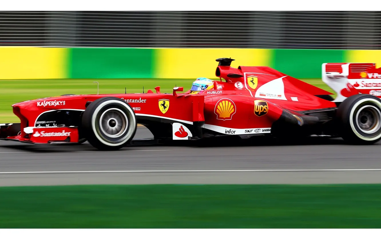 Photo wallpaper Ferrari, formula1, alonso