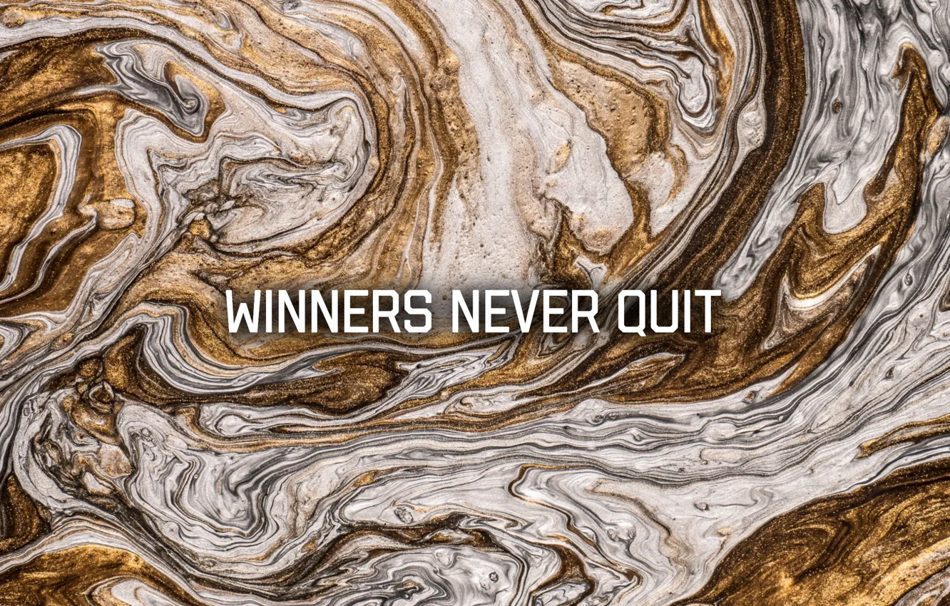 Photo wallpaper gold, the inscription, picture, artist, fluid, art, artist, the winner