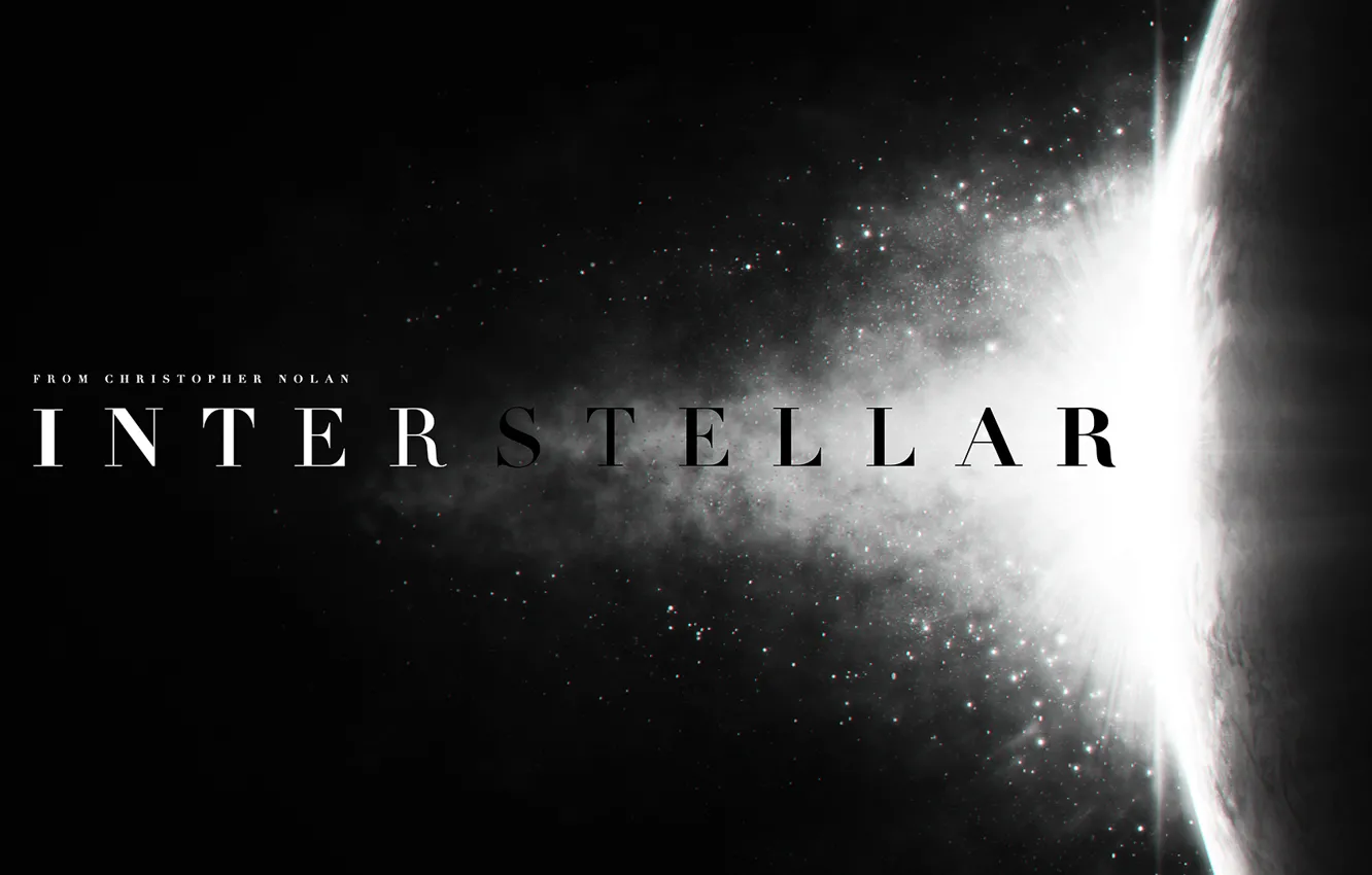 Photo wallpaper space, light, flash, logo, logo, Interstellar, Interstellar, Christopher Nolan