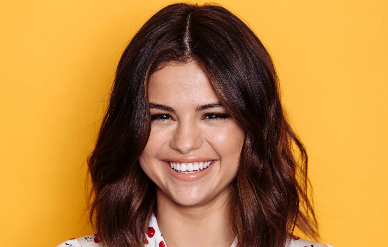 Photo wallpaper smile, actress, singer, celebrity, Selena Gomez
