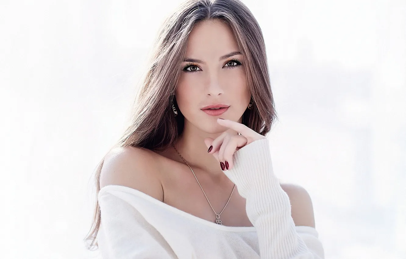 Photo wallpaper pose, portrait, Lera, Andrey Plotnikov