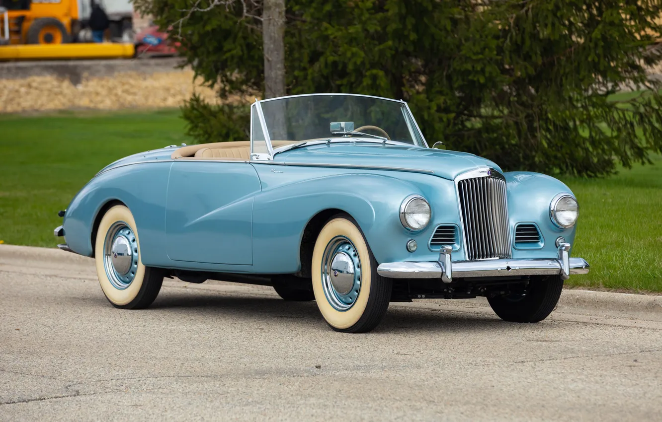 Photo wallpaper 1953, retro cars, Retro Cars, Sunbeam Alpine, Sport Roadster, Sunbeam Alpine Sport Roadster