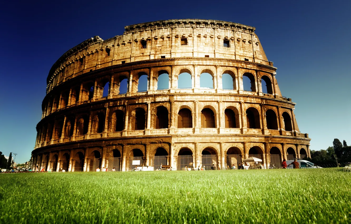 Photo wallpaper Rome, Colosseum, architecture, attraction