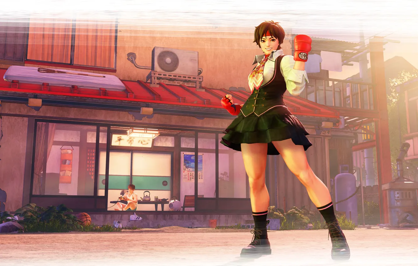 Photo wallpaper girl, the game, game, Street Fighter V