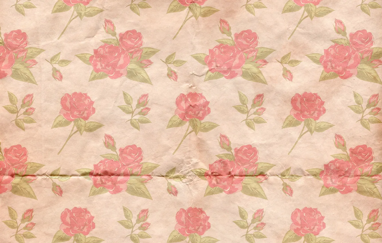 Photo wallpaper background, roses, wallpaper, ornament, vintage, texture, floral, pattern