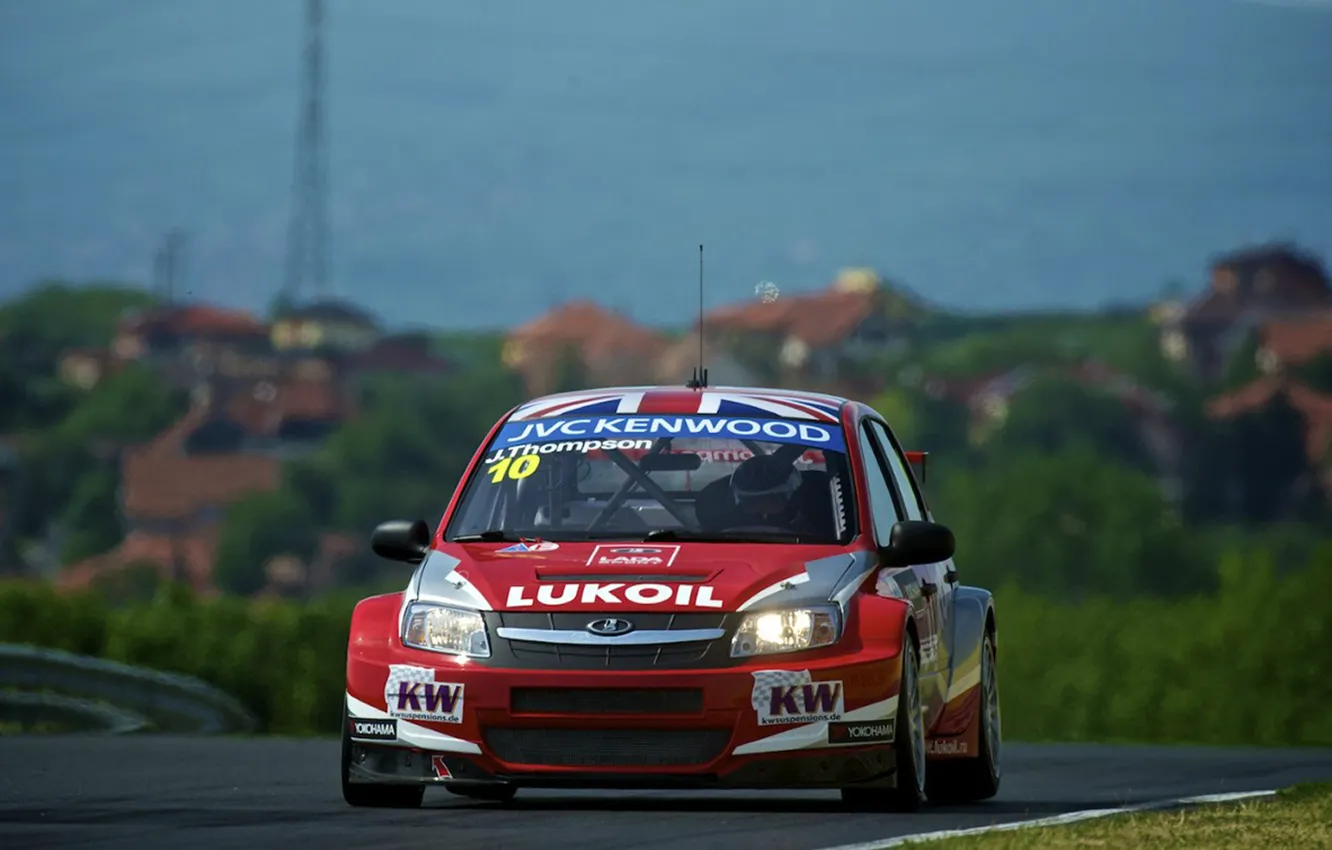 Photo wallpaper vaz, lada granta, VAZ, Lada Granta, WTCC, vtss