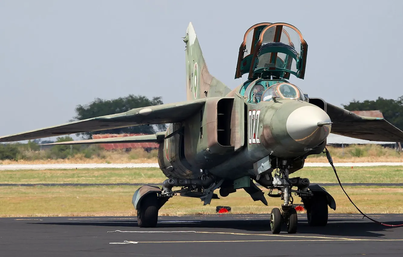 Photo wallpaper fighter, The MiG-23, Flogger