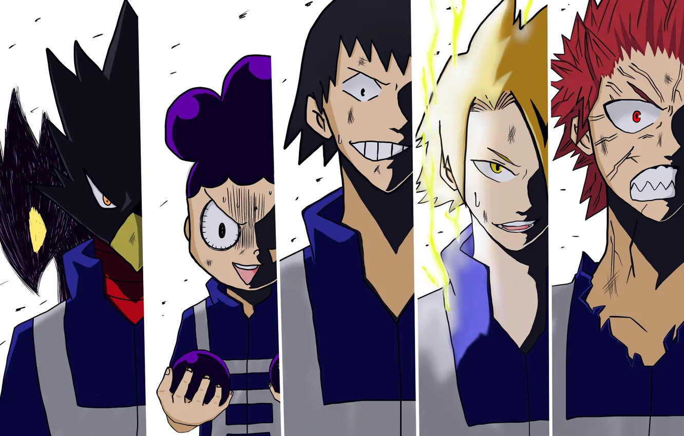 Photo wallpaper collage, guy, characters, Boku no Hero Academy, My hero Academy, My Hero Academia
