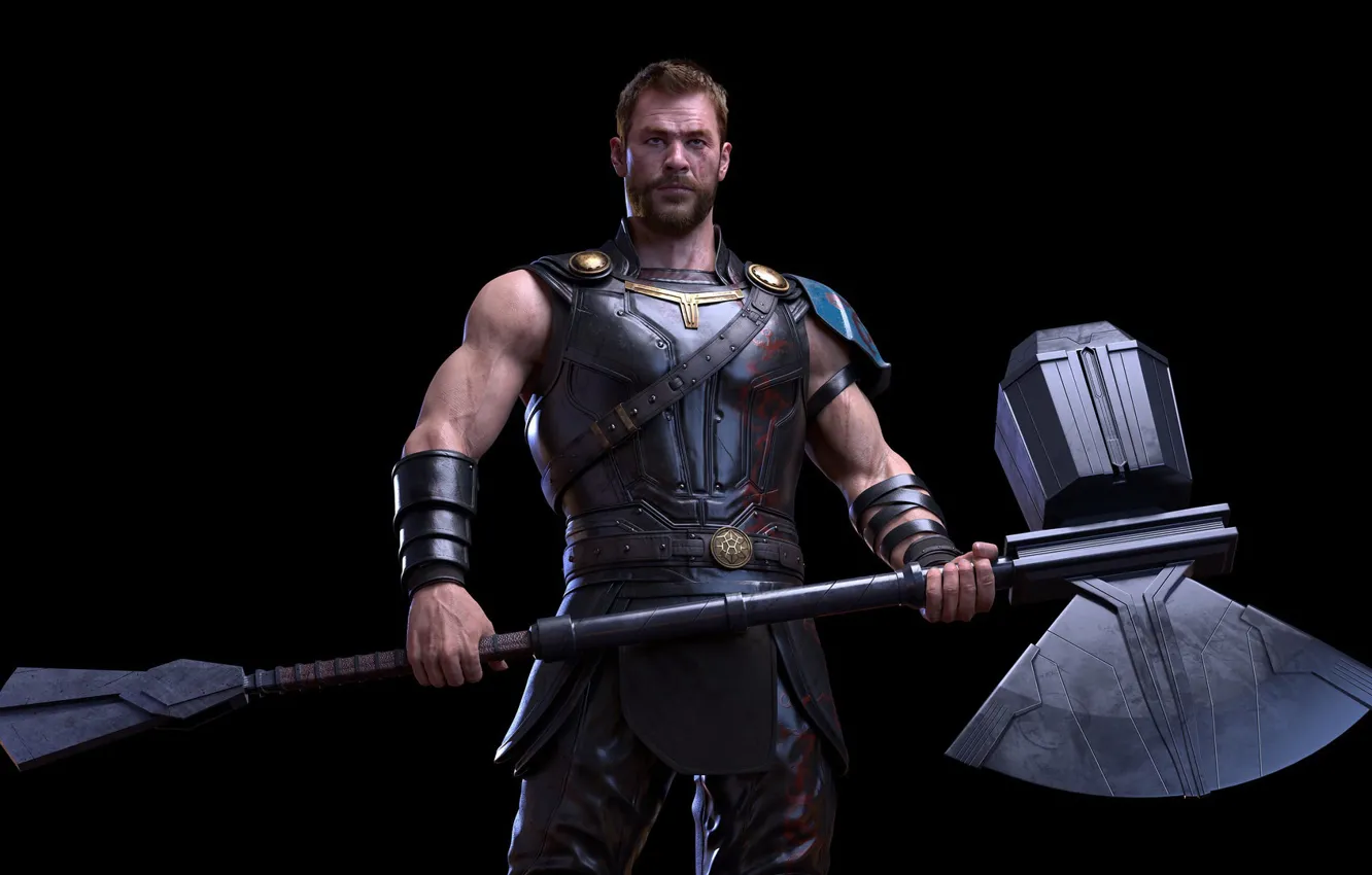 Photo wallpaper weapons, axe, Thor, Thor, stormbreaker, Thor Odinson