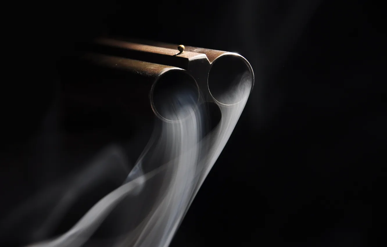 Photo wallpaper macro, smoke, trunk