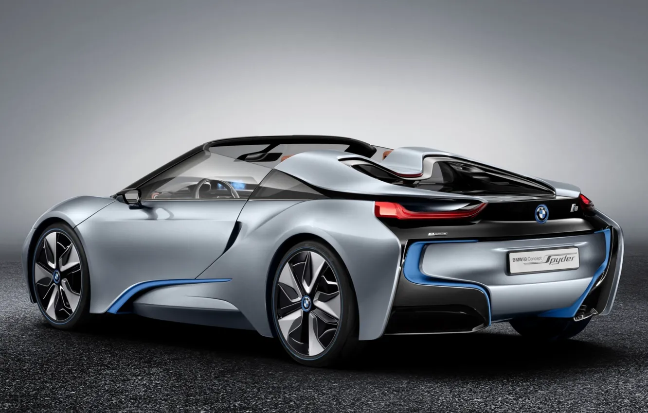 Photo wallpaper background, bmw, BMW, concept, the concept, supercar, rear view, spider