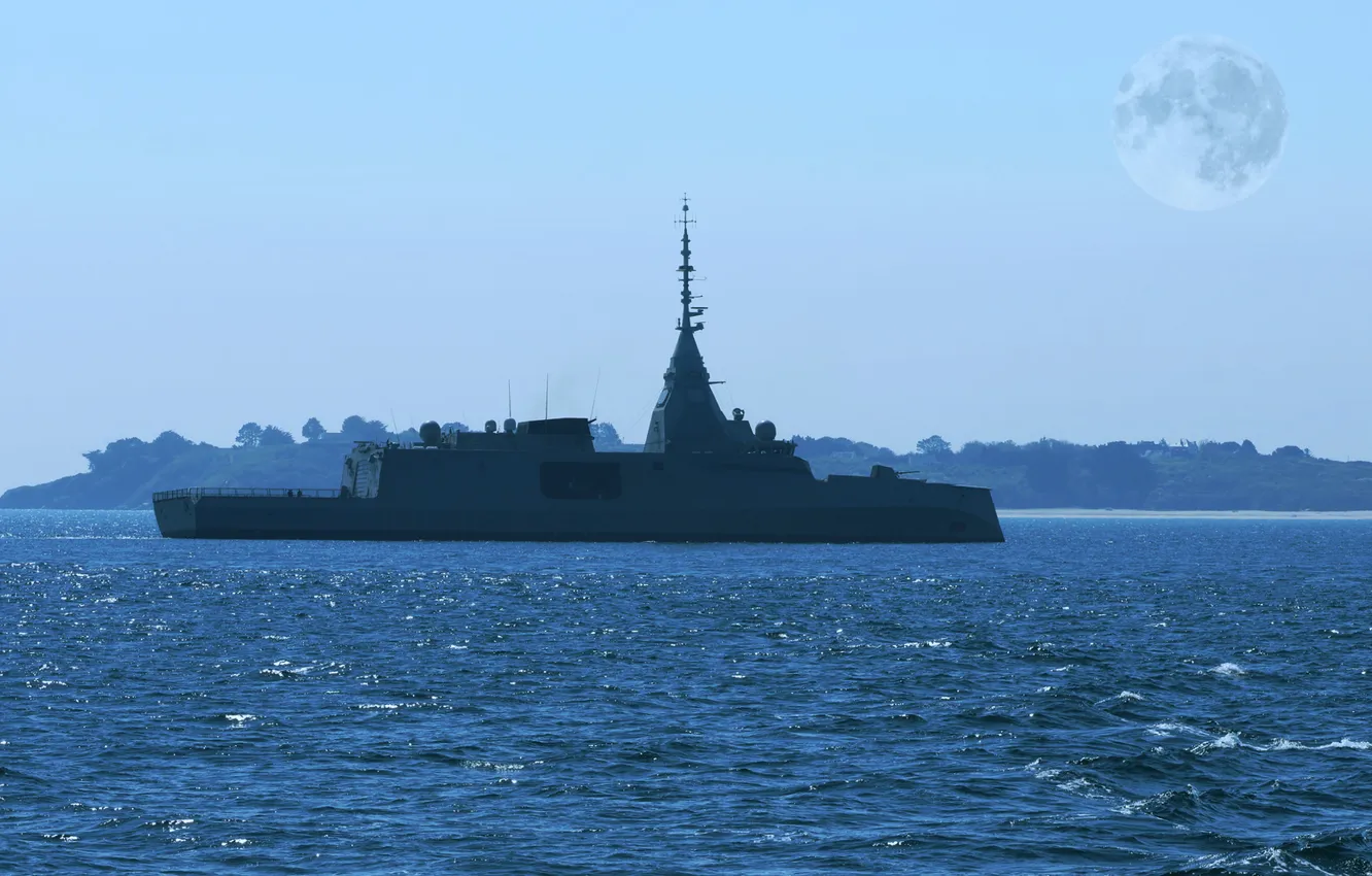 Photo wallpaper France, frigate, Amiral Ronarc'h