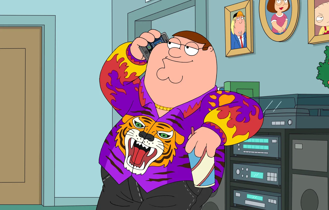 Photo wallpaper Style, Family guy, Shirt, Family Guy, Cartoon, Peter, Peter Griffin, The cartoon series