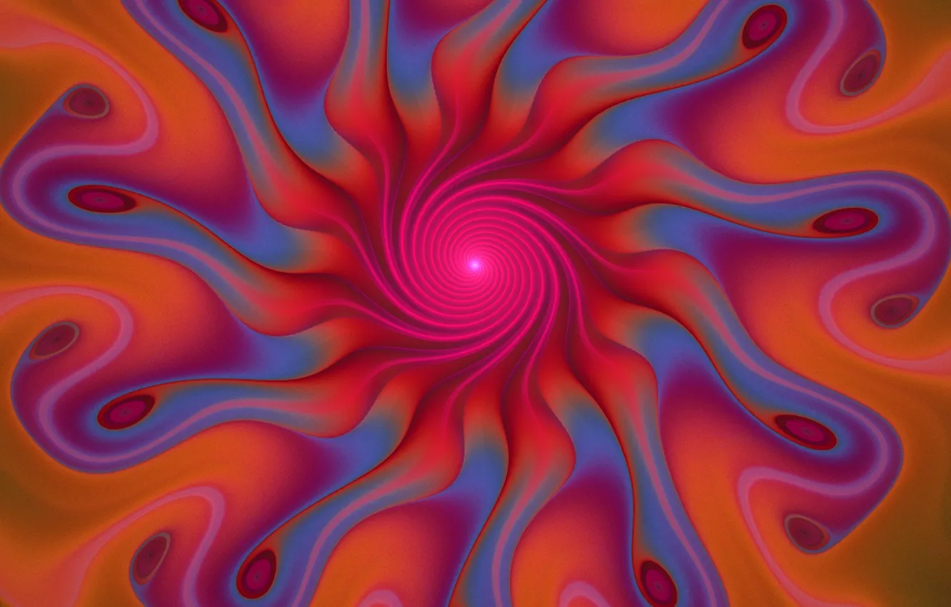 Photo wallpaper line, pattern, paint, spiral