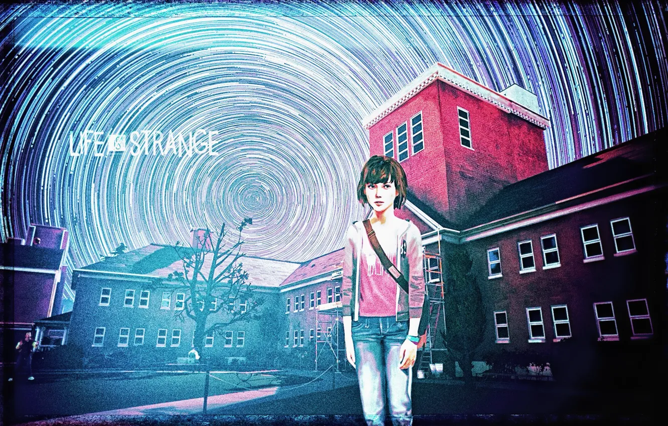 Photo wallpaper storm, the game, cyclone, fan art, Life Is Strange, Max Caulfield, Max Caulfield, DONTNOD