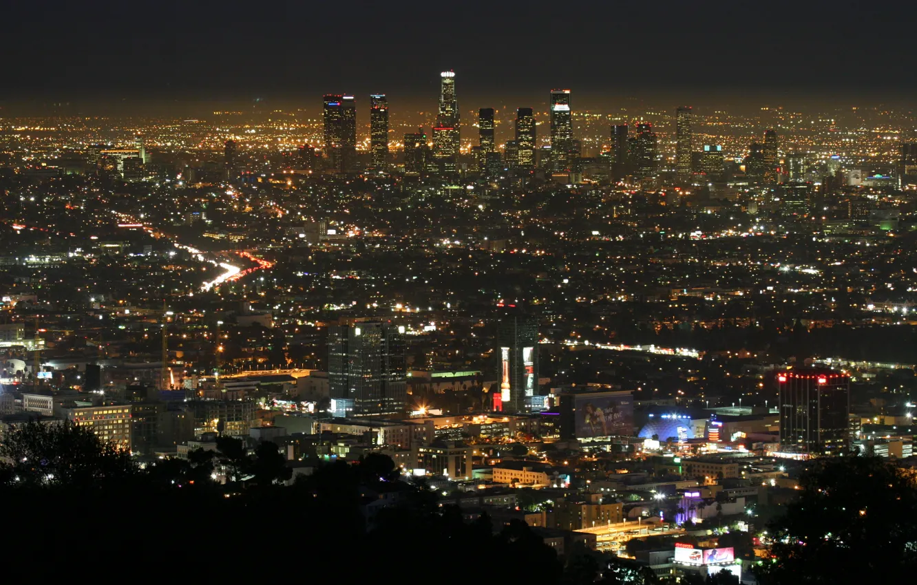 Photo wallpaper city, the city, USA, Los Angeles, California