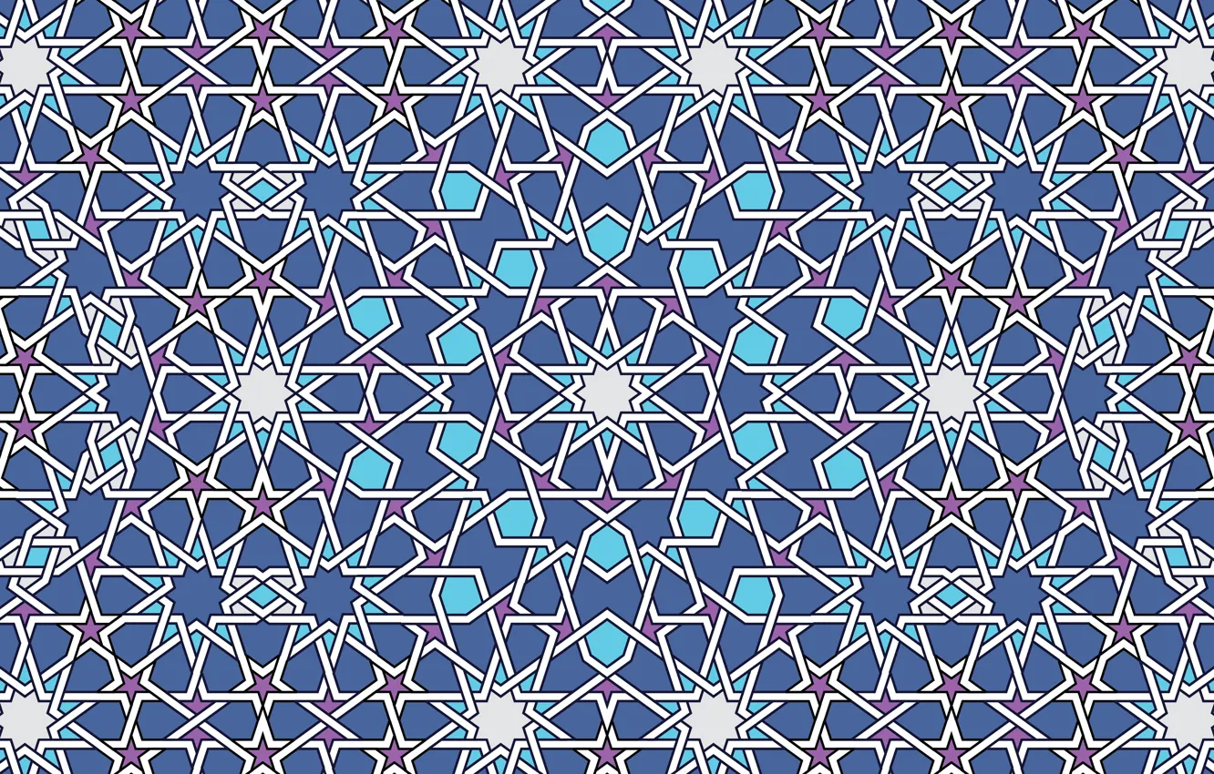 Photo wallpaper pattern, geometry, islamic pattern
