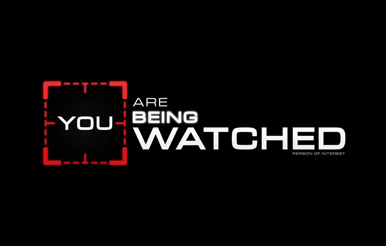 Photo wallpaper CBS, TV show, Person of interest, POI, You are being watched