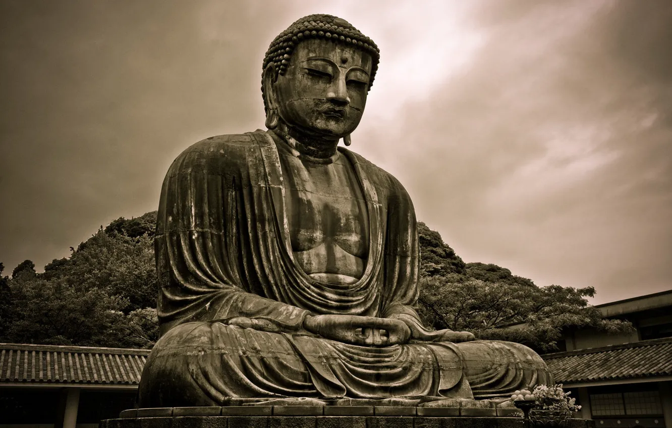 Photo wallpaper statue, Buddha, Buddhism, Siddhartha Gautama