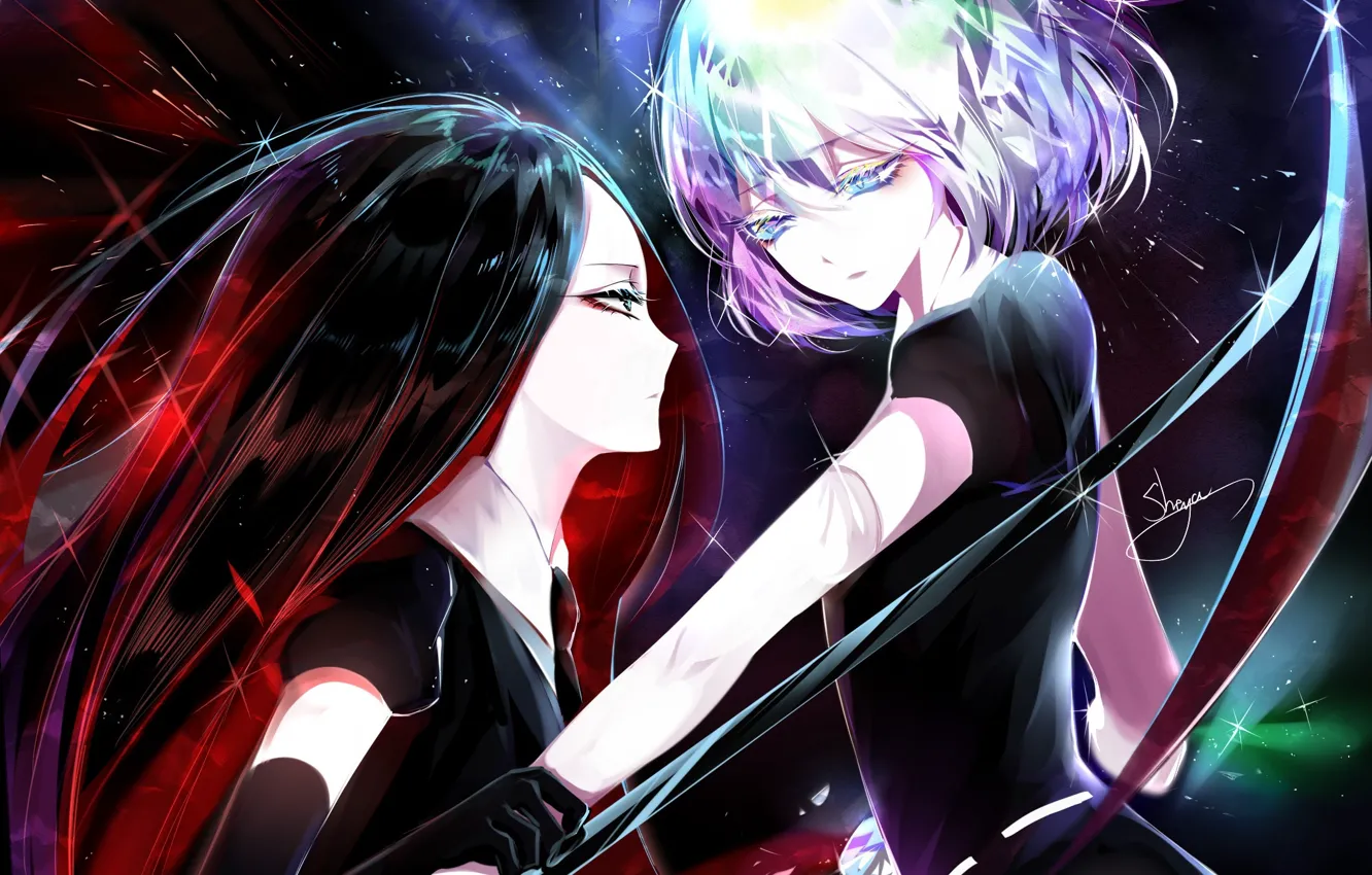 Photo wallpaper girl, anime, art, Houseki no kuni