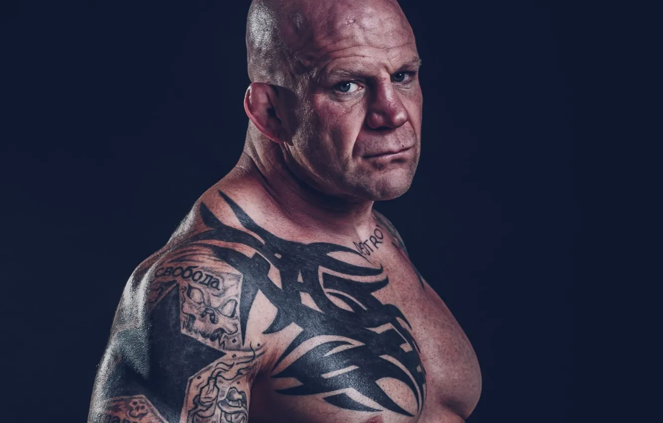 Photo wallpaper tattoo, fighter, fighter, tattoo, muscles, mma, ufc, Jeff Monson