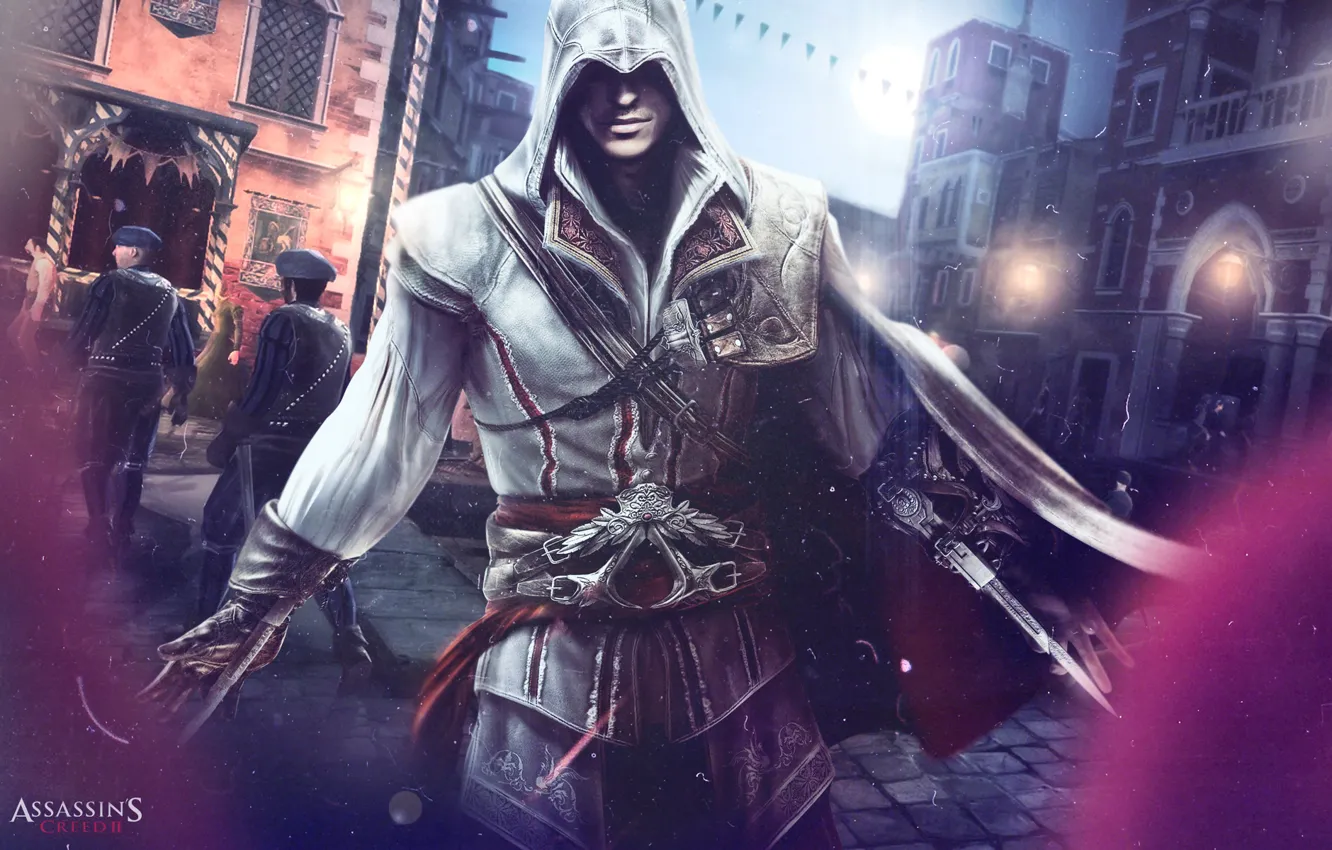 Photo wallpaper the city, people, Assassin's Creed 2