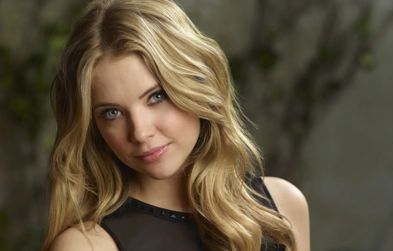 Photo wallpaper look, girl, actress, blonde, lips, cute, Ashley Benson, Ashley Benson