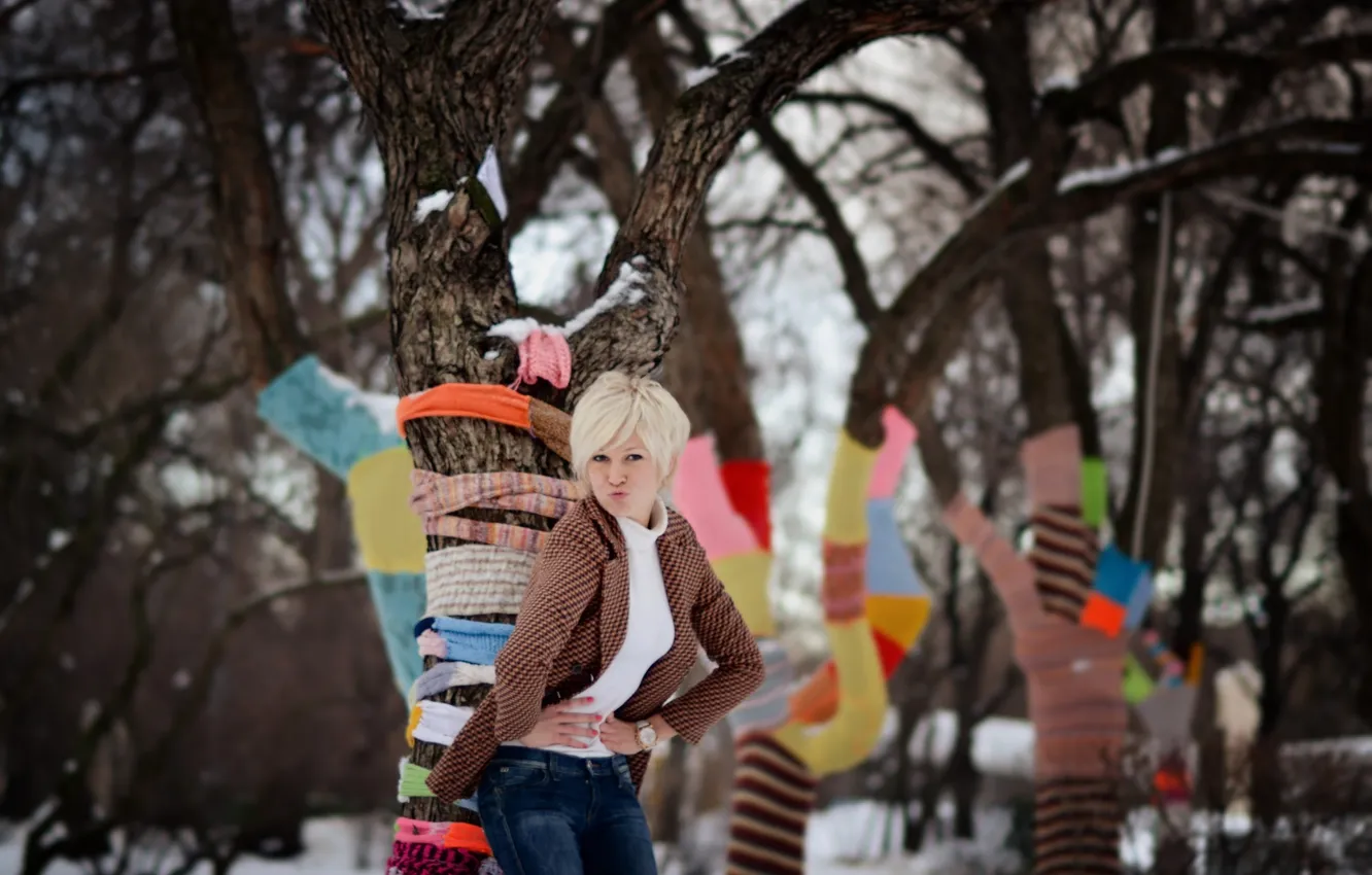 Photo wallpaper girl, jeans, girl, woman, Olga Valikova, Olga Vastikova