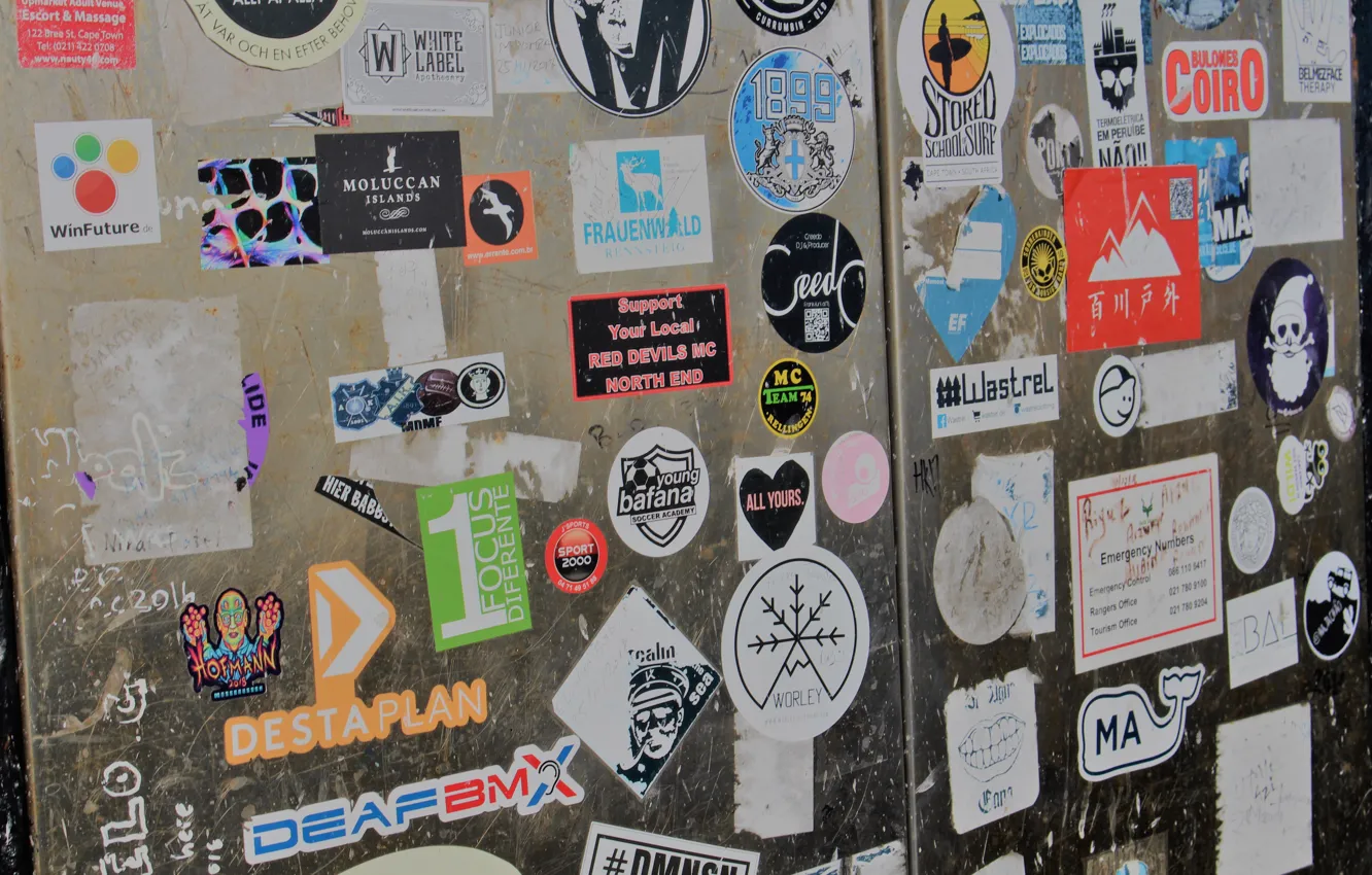 Photo wallpaper metal, wall, stickers, different countries, cape point