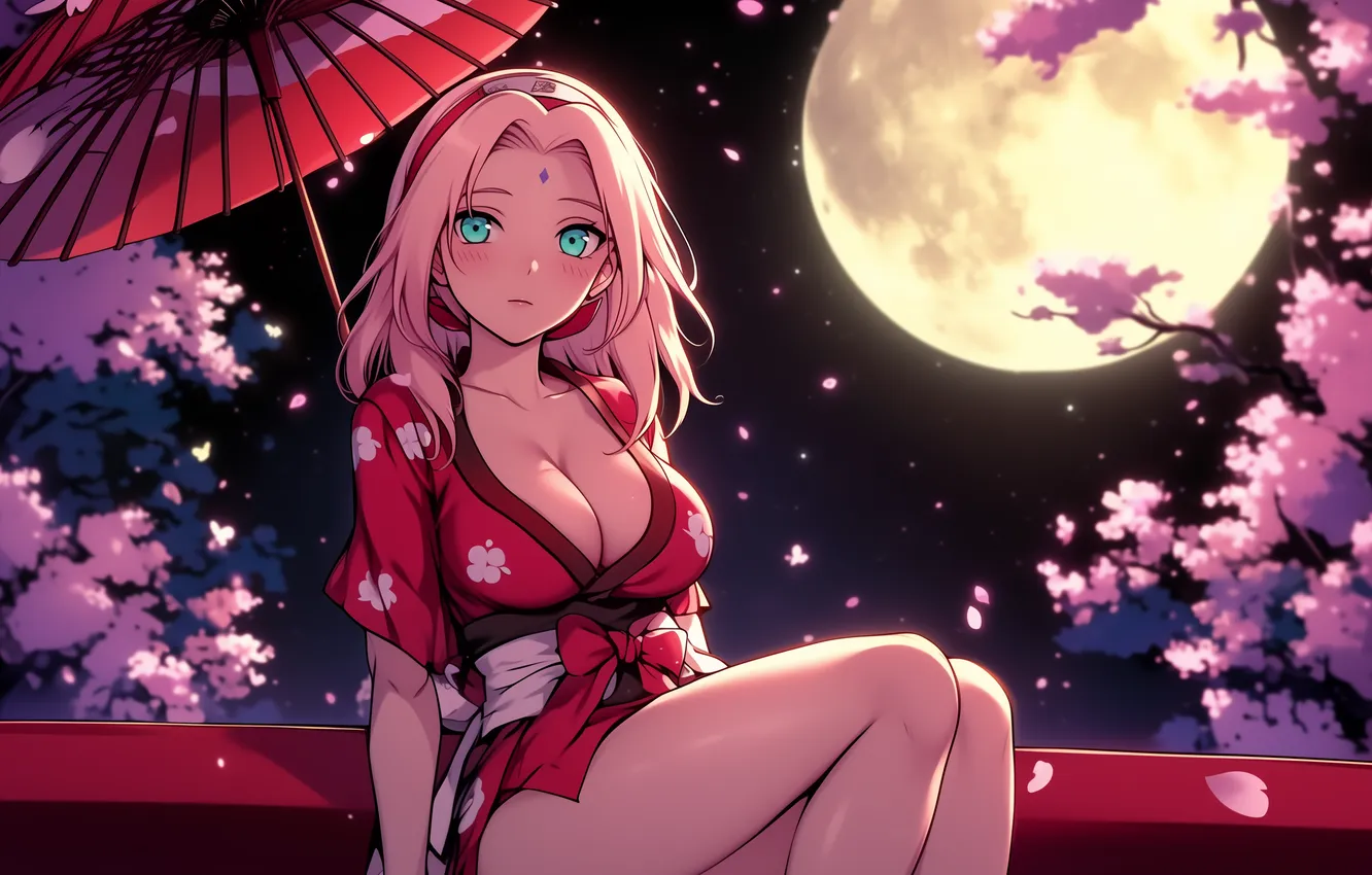 Photo wallpaper anime, Sakura, art, Naruto, Naruto, anime, art, sakura