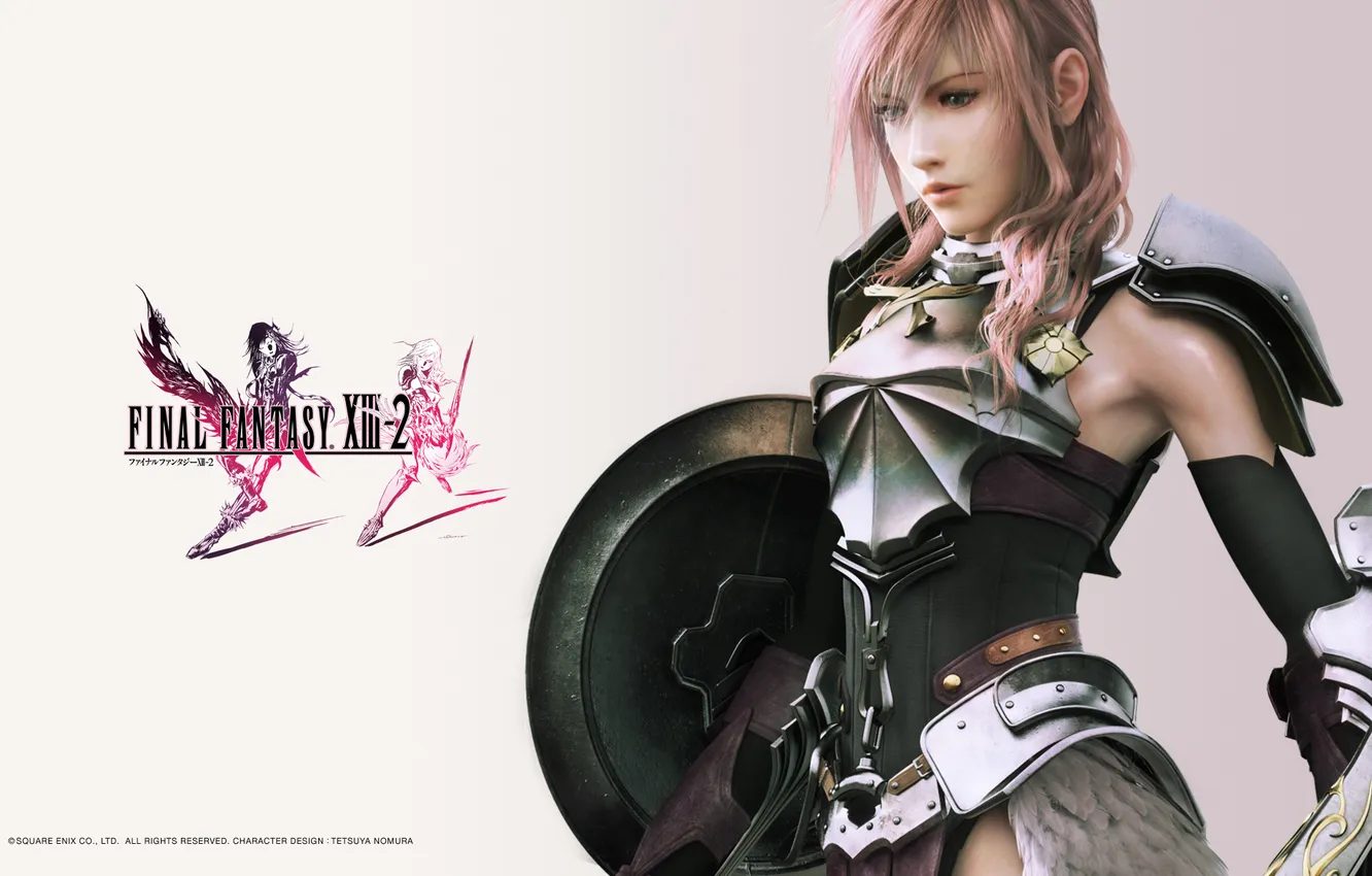 Photo wallpaper weapons, sword, armor, Lightning, Lightning, Final Fantasy XIII-2, ffxiii-2