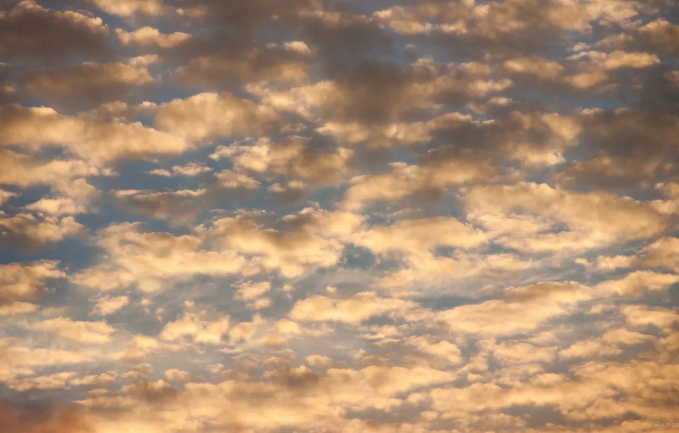 Photo wallpaper the sky, clouds, sunset, insta:kportfolio