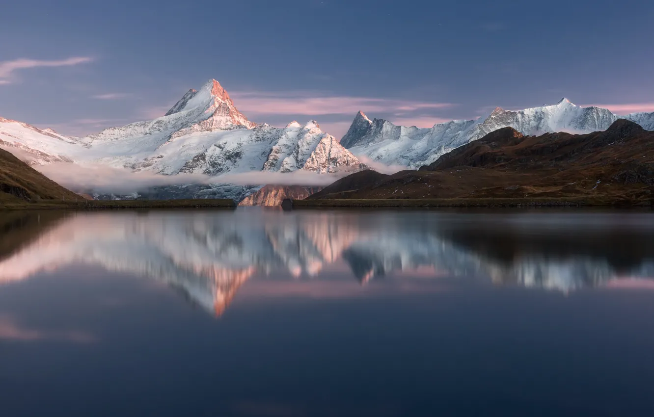 Photo wallpaper mountains, lake, mountains, lake, Alps, Alps, Valery Shcherbina, Bachalpsee