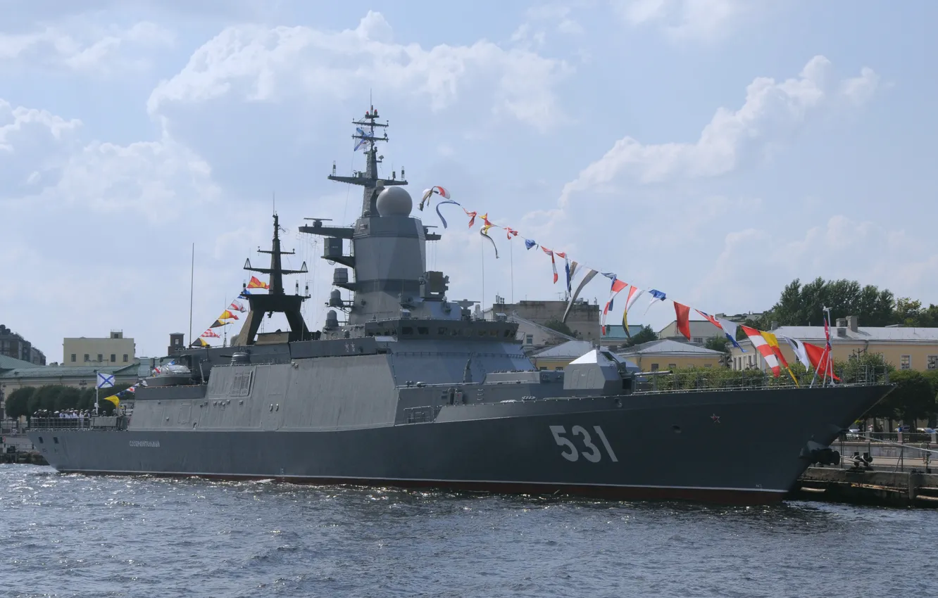 Photo wallpaper Corvette, quick-witted, patrol ship