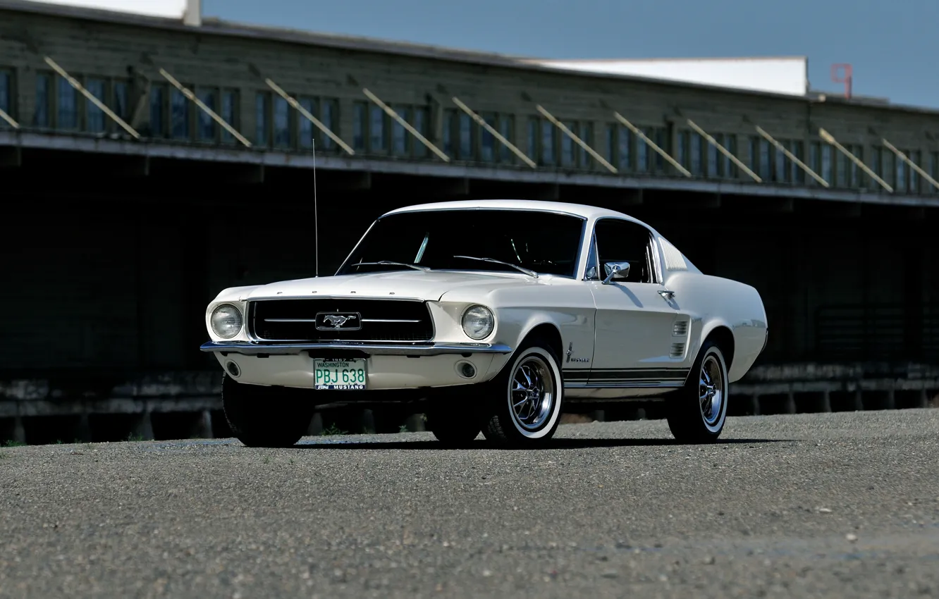 Photo wallpaper Mustang, Ford, Mustang, Ford, 1967, Fastback